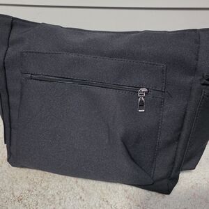 Black Canvas Tote Bag